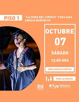 “La hora del cuento” con Luisa Amelia Bañuelos