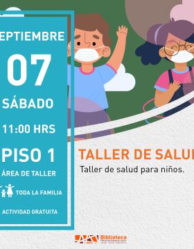 Cartel del taller de salud