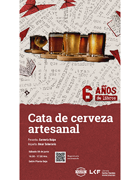 Cartel de la Cata de cerveza artesanal