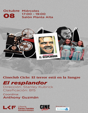 Cartel del Cineclub LCF. Ciclo: El terror está en la sangre.