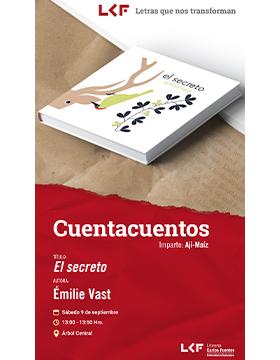 Cartel del Cuentacuentos. Título: El secreto