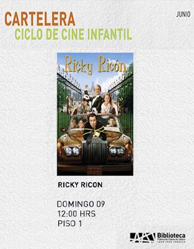 Ciclo de cine infantil: Ricky Ricón