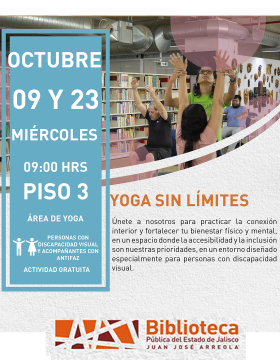 Cartel de Yoga sin límites