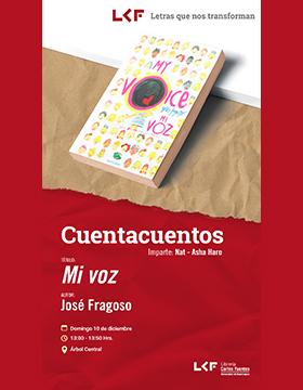 Cartel del Cuentacuentos. Título: Mi voz