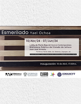 Cartel de la Exposición: Esmerilado, de Yael Ochoa