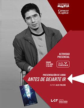 Presentación de libro. Título: Antes de dejarte ir.