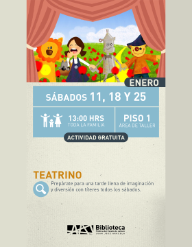 Cartel de teatrino
