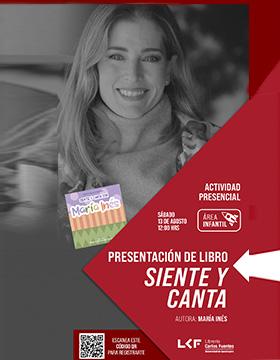 Presentación de libro.  Título: Siente y Canta