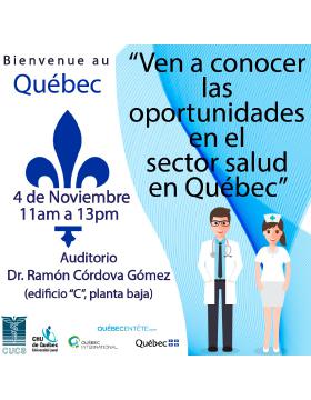 Bienvenue au Québec a llevarse a cabo el 4 de noviembre a las 11:00 horas.