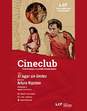 Cartel del Cineclub. Ciclo Homenaje a un cinéfilo llamado Ignacio