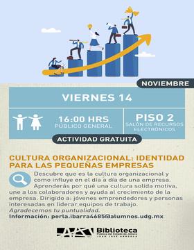 Cartel de la Cultura organizacional: Identidad para las pequeñas empresas Cartel de la Cultura organizacional: Identidad para las pequeñas empresas