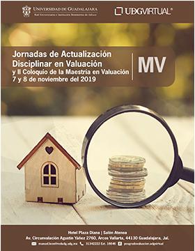 Jornadas de Actualización Disciplinar en Valuación y II Coloquio de la Maestría en Valuación  a  llevarse a cabo el 7 y 8 de noviembre.