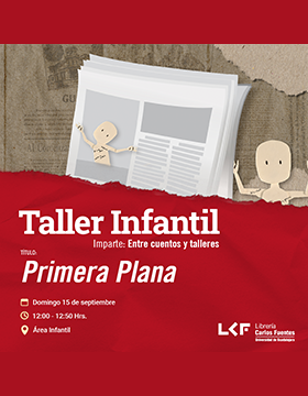 Cartel del Taller infantil. Título: Primera plana