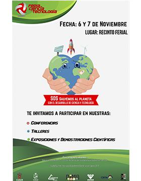 Feria de la Ciencia y la Tecnología 2019 a llevarse a cabo del 6 al 7 de noviembre.