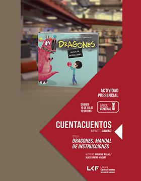 Cuentacuentos.  Título: Dragones, Manual de Instrucciones