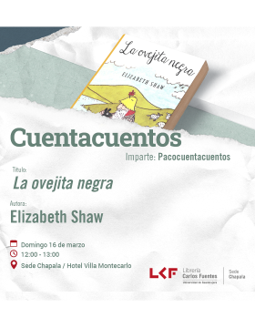 Cartel del Cuentacuentos Título: La ovejita negra