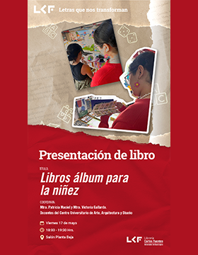 Cartel de la Presentación de libro: "Libros Álbum para la niñez"