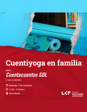 Cartel del Cuentiyoga en familia (2 años en adelante)