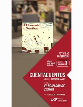 Cuentacuentos.   Título: El domador de sueños.