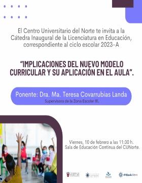 Conferencia: Implicaciones del nuevo modelo curricular y su  aplicación en el aula.