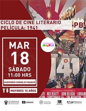 Ciclo de cine literario.   Película: “1941”.