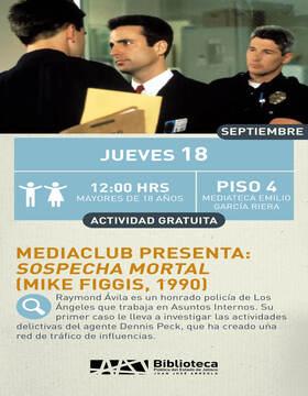 Cartel de Mediaclub presenta: Sospecha mortal