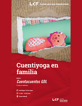 Cartel de Cuentiyoga en familia (2 años en adelante)