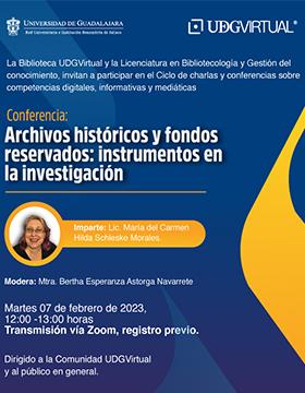 Conferencia Archivos históricos y fondos reservados Instrumentos en la investigación