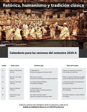 Seminario permanente. Retórica, humanismo y tradición clásica en Auditorio Adalberto Navarro, CUCSH.