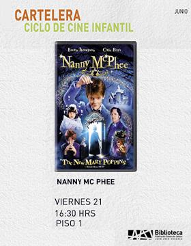 Ciclo de cine infantil: Nanny Mc Phee