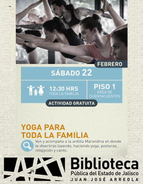 Cartel de Yoga para toda la familia