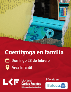 Cartel de Cuentiyoga en familia (2 años en adelante)