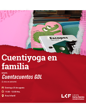 Cartel de Cuentiyoga en familia (2 años en adelante)