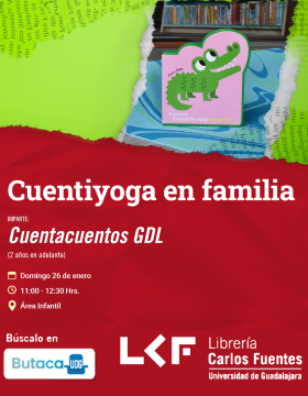 Cartel de Cuentiyoga en familia (2 años en adelante)