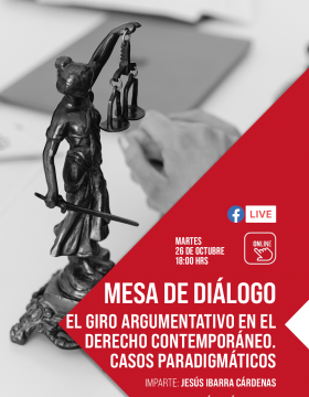 Mesa de diálogo: "El giro argumentativo en el Derecho contemporáneo. Casos paradigmáticos"