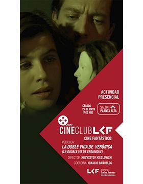 Grafico del Cineclub. Cine Fantástico: La doble vida de  Verónica (La double vie de Veronique).