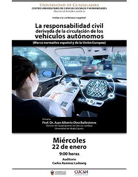 Conferencia magistral: La responsabilidad civil derivada de la circulación de los vehículos autónomos.