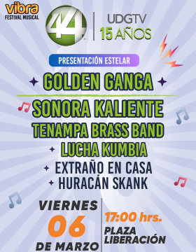 Cartel de 15 aniversario de UDGTV Canal 44