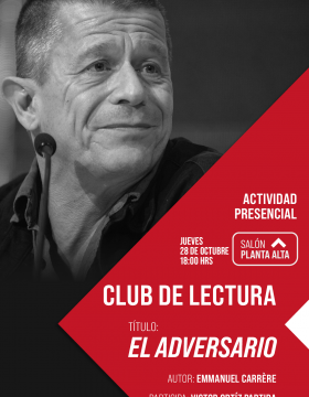 Club de lectura. Título: El adversario