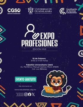 Cartel de Expo Profesiones, edición XXVII