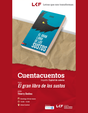 Cartel del Cuentacuentos Título El gran libro de los sustos