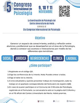 Participa en el 5to Congreso Internacional de Psicología
