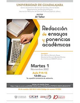 Taller: Redacción de ensayos y ponencias académicas