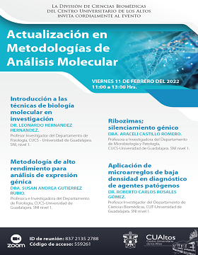 Actualización en Metodologías de Análisis Molecular