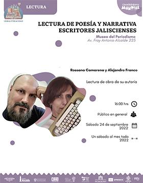 Lectura de poesía y narrativa con escritores jaliscienses