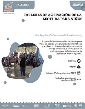 Talleres de activación de la lectura para niños