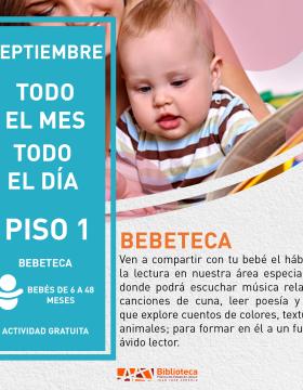 Cartel de Bebeteca