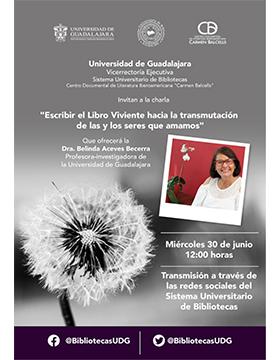 Charla: Escribir el Libro Viviente hacia la transmutación de las y los seres que amamos