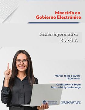  Sesión informativa Maestría en Gobierno Electrónico