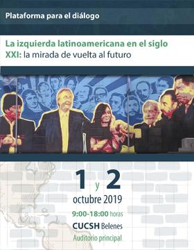  Cartel para promocionar la Plataforma para el diálogo La izquierda latinoamericana en el siglo XXI